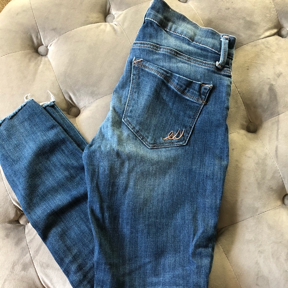 Express mid rise ankle skinny jeans